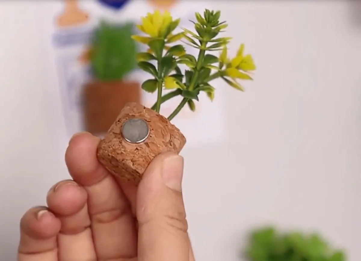 Mini plant cork magnets – assortment 3